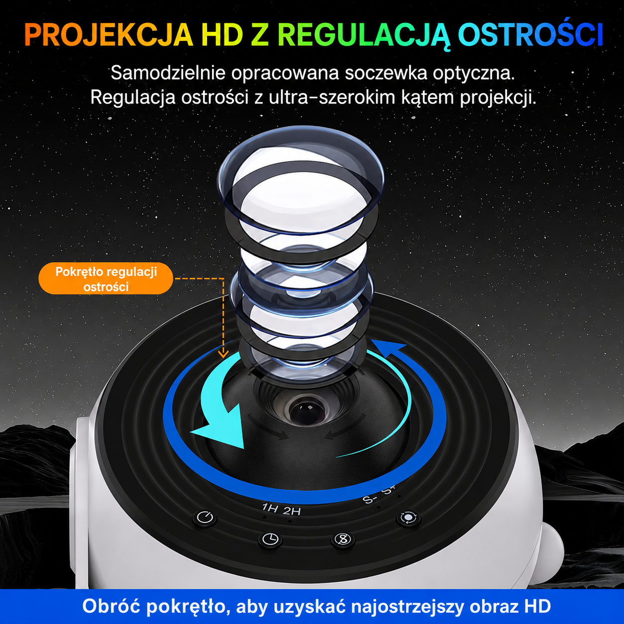 Lampuni Nova - Projektor Gwiazd 13 w 1
