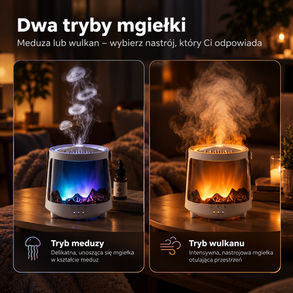 Lampuni Aurora – Dyfuzor z Efektem Meduz i Nastrojowym Podświetleniem