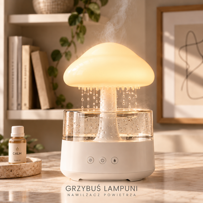 Lampuni Grzybuś – Magiczny Grzybek z Efektem Deszczu