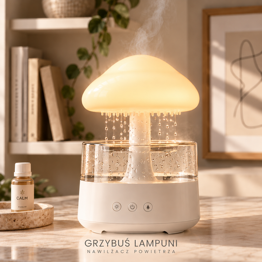 Lampuni Grzybuś – Magiczny Grzybek z Efektem Deszczu