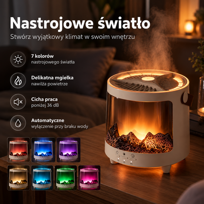 Lampuni Aurora – Dyfuzor z Efektem Meduz i Nastrojowym Podświetleniem