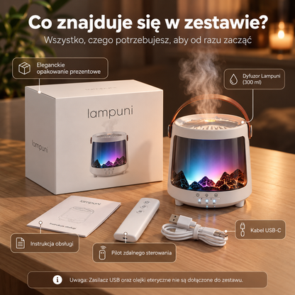 Lampuni Aurora – Dyfuzor z Efektem Meduz i Nastrojowym Podświetleniem